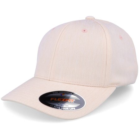 Kinder Flexfit - Rosa flexfit Cap - Kinder Whisper Pink Pastel Flexfit @ Hatstore