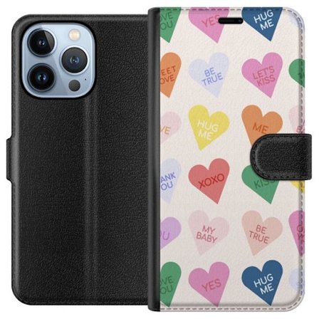 Kompatibel Tegnebogsetui til Apple Apple iPhone 13 Pro GodteHjerter