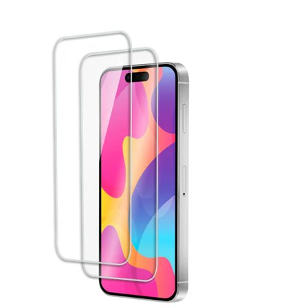 2-Pack - iPhone 15 Skärmskydd i Härdat Glas