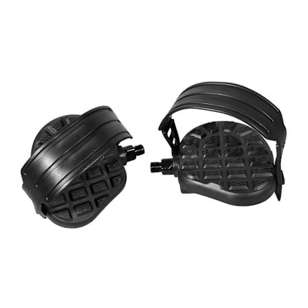 G1/2 Multifunksjonell Treningssykkelpedaler Svart Lettvekt For Trening