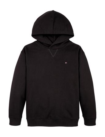 U Timeless Hoodie Tops Sweatshirts & Hoodies Hoodies Black Tommy Hilfiger