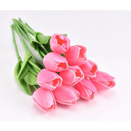 IC Imitation tulpan blomma fullt pulver 10st