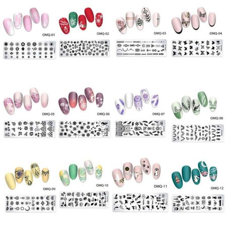 Nail Stamping Plates Mal Stencil Image Stencil