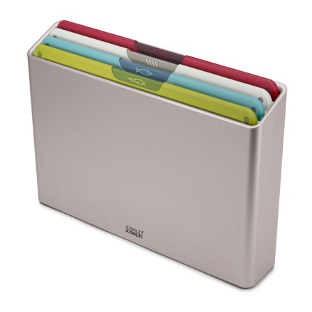 Joseph joseph Folio Icon skærebrætter med etui 4 stk, 20 x 30 cm - Multi | KitchenOne