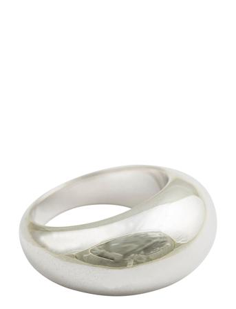 Bolded Big Ring Silver Ring Smykker Sølv Syster P*Betinget Tilbud