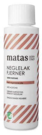 3 for 2 - Matas Striber Neglelakfjerner med Acetone og Uden Parfume 100 ml, Makeup, Negle, Neglelakfjerner