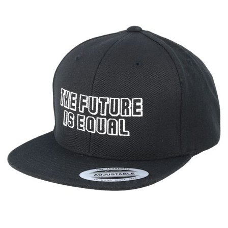 Kiddo Cap - Svart snapback Keps - Kids The Future Is Equal Black Snapback @ Hatstore