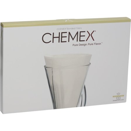 Chemex FP-2 kaffefilter (1-3 kopper), 100 stk. - Hvid | KitchenOne
