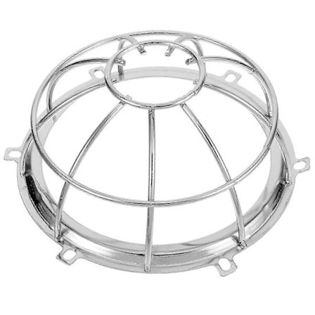 Røgalarmbeskyttelse Metal Beskyttelseskappe til Brandalarmsystem, Holdbar & Nem Installation Sølv 15.70X15.70X6.90CM