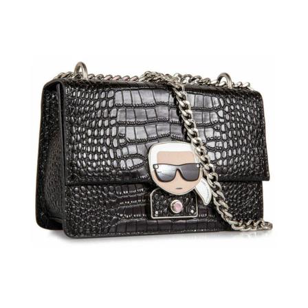 Karl Lagerfeld, Cross Body Bags Czarny, Kobieta, Rozmiar: ONE Size
