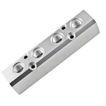 4-kanals luftavtrekkssplitter høystrøms aluminium eksosluft