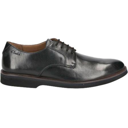 Clarks, Malwood Plain Black Zwart, Heren, Maat:41 EU,leer
