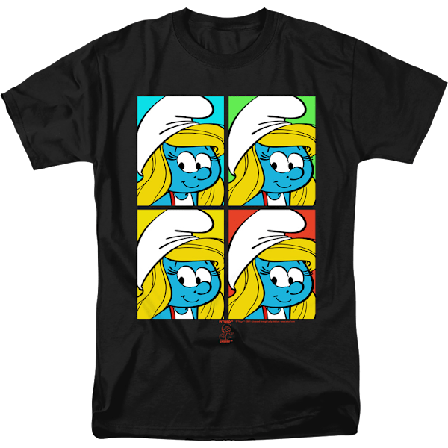 Smurffi Pop Art Smurffit T-paita
