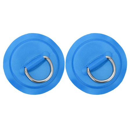 Blå PVC Oppustelig Båd D Ring Ankerpunkt til Flåde Jolle Kano Surfbræt Kajak