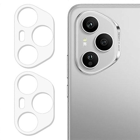 2 st Kameraskydd i 3D Arc Edge Anti-Scratch härdat glas för Honor 400 Pro 5G (Global)