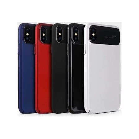 iPhone XS Ultra Thin iskuja vaimentava Shell Blanc