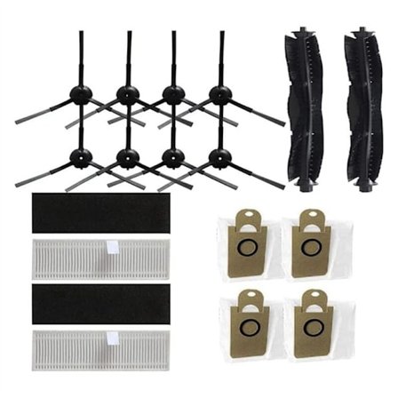 Sidoborste, mopp, filter, dammsäck och rulle för N1 plus för M7Pro robotdammsugare