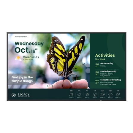 BenQ ST6504 | 65"" | 3840x2160 | 350Nits | 18/7 | Built-in speaker |