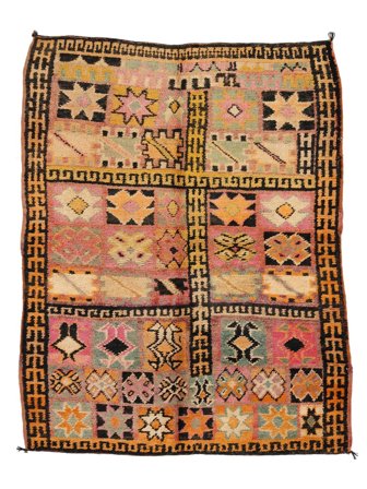 Berber Moroccan - Mid Atlas Vintage 200X260 Lana, Alfombra