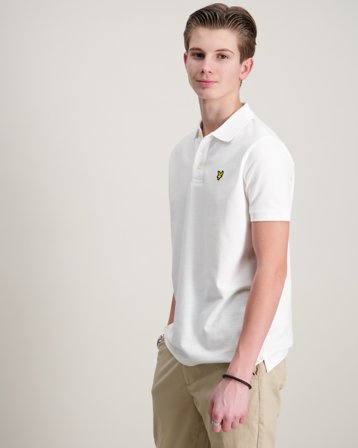 Lyle & Scott Plain Polo Shirt Weiß Polo/Rugbyshirts Jungen - Kids Brand Store