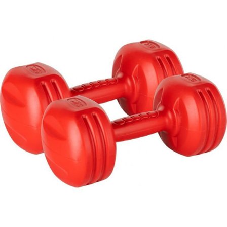 Stång - hantel - vikt Rebel active Rebel Dumbbell RBA-2308 bituminös 2 x 3 kg