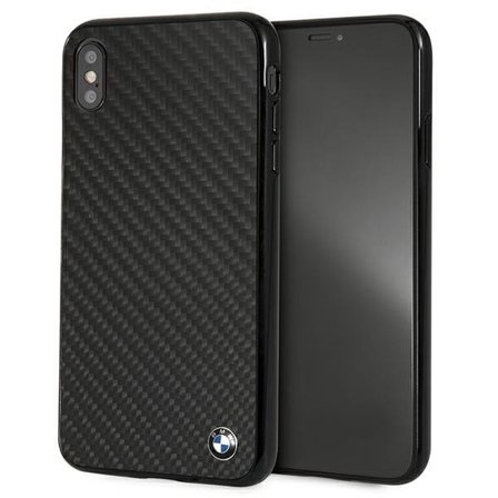BMW Siganture Carbon-etui for iPhone Xs Max - Svart