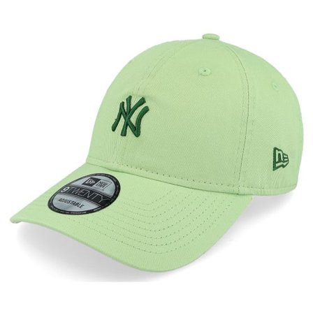 New Era - MLB Grön unconstructed Keps - New York Yankees Mini Logo 9TWENTY Green Dad Cap @ Hatstore