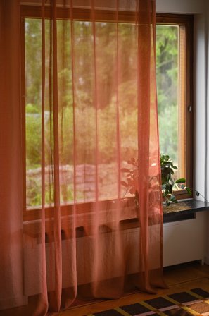 Jotex - Gardin Med Multifunksjonsbånd 1-lengde Ekstra Bred Bruschetta - CAISA - Kjøp Multifunksjonsgardiner hos Jotex