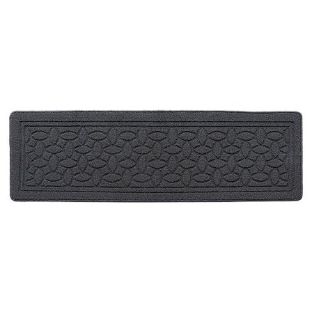 Køkkenmåtte 45 x 150 cm, Køkkenmåtte foran vask, Skridsikker og vaskbar køkkenmåtte til køkken, spisestue, vaskerum (Grå)