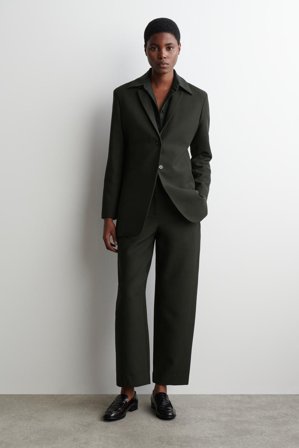 COS Wool Shirt in Green - Women