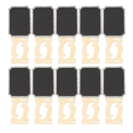 20 pakker mini tavler med støtte staffelier stativ, bordkort små rektangulære små træ Blackboa-haoyi