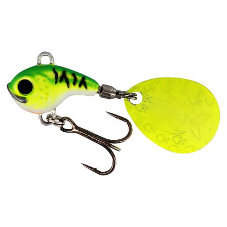 Westin DropBite Tungsten Spin Tail Jig 1,8cm 9g Chartreuse Ice