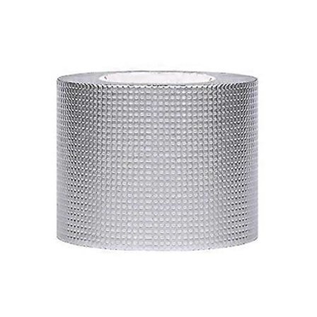 ALUMINIUMSTAPE: Hyperresistent og vandtæt klæbende tape med stærkt hold til revner, lækager, huller 5CM*5M