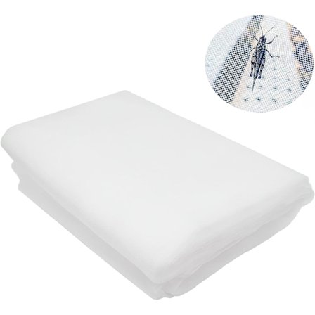 Have Net, 10m x 2m Anti Insektnet, Grøntsagshave Insektnet, Fint Mesh Anti-Insekt Mesh til Beskyttelse af Planter, Blomster,