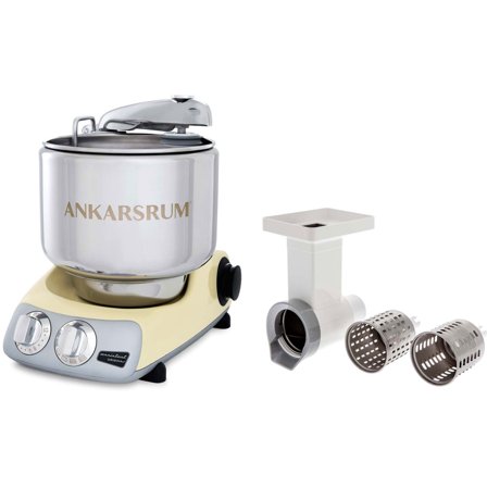 Ankarsrum Assistent AKM 6230 røremaskine + grøntsagssnitter, creme | KitchenOne