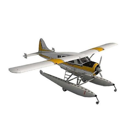 DIY 1:32 45cm DHC 2 Beaver Sjöflygplan Montera Handarbete 3D Pusselspel Barnleksak | flygplan Pappersmodell