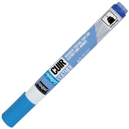 Pébéo Setacolor Cuir Leather Marker Iced Blue
