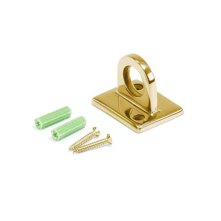 Veggfeste til tau, messing