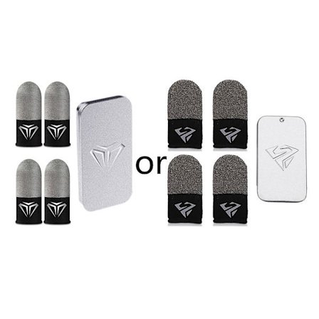 Gaming Mobil Controller Finger Tommelhylse Anti-svette Pustende Fiberdeksel