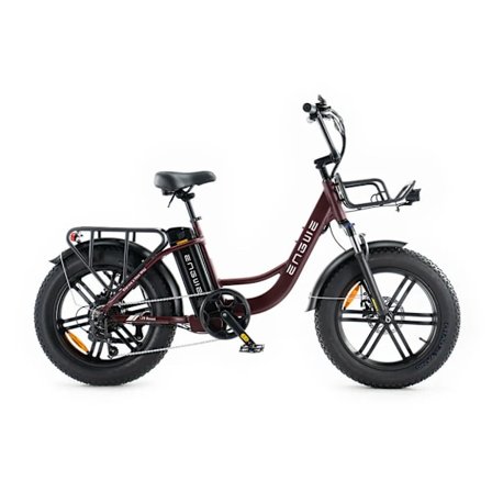 ENGWE L20 Boost Sähköinen Fatbike - Sähköpyörä - 20 Tuumaa - 250W Moottori - 7 Vaihdetta - 126 km Toimintasäde - Mekaaniset Levyjarrut -
