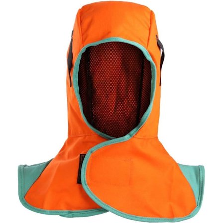 Kevlar-hitsauskaulan suoja, leikkaus-/naarmuuntumaton/lämmönkestävä kaulansuoja Olkapää/Verho sopii kaikenlaisiin hitsauskypäriin/huppuun/naamioon