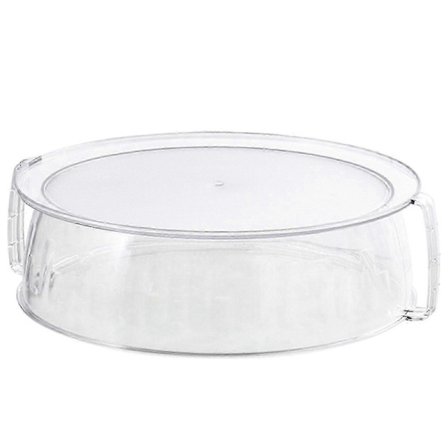 Mikrovågsugn lock i glas, hög med handtag, anti-stänk och jämn uppvärmning 5 5 5 5