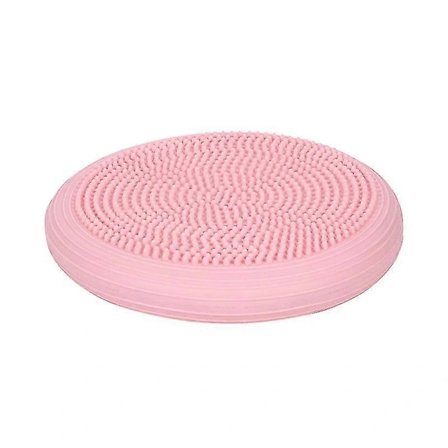 Pink Inflatable Wobble Cushion - Portable Balance Pad for Core Strength for Kids and Adults