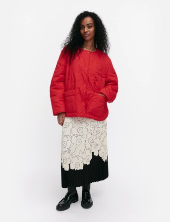 Marimekko Kapseli Piirto Unikko - Red - XL