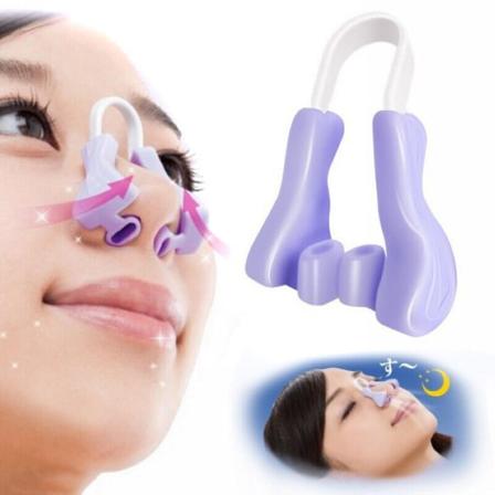 Näslyftformande formare ortotikklämma näsmassager rakare bantning 3PCS Purple