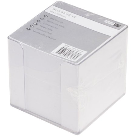 PEPPER POT Blockkubhåll Pepperpot 90x90mm 850 ark vit - Lyreco - Kontorsmaterial - Block och anteckningsböcker - Blockkuber