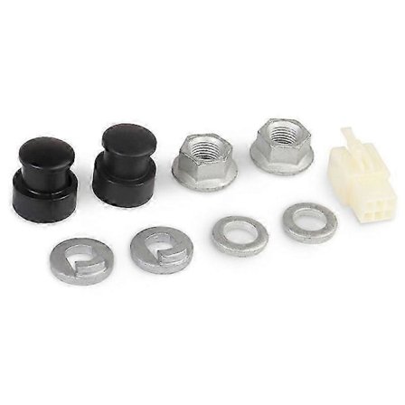 E-sykkel Elektrisk Sykkel Nav Motor Aksel M12 Front Låsemutter /Låseskive /Spacer /Mutterdeksel med 12mm Aksling