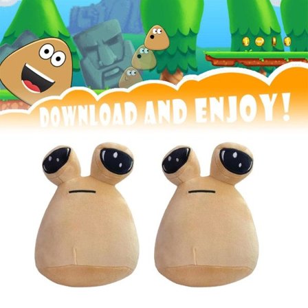 Alien Pou -pehmolelu, Kawaii Alien -pehmolelu, pehmolelu, Pou-nukke, joululahja, pehmolelu tytölle, pojalle, lapsille, 1 kpl