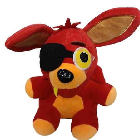 25cm Five Nights At Freddy's Fnaf 4 Freddy Bear Bonnie Chica Foxy Plys Legetøj Blødt (FMY) Red