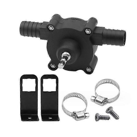 Elektrisk boremaskinepumpe til vand, benzin, olie, diesel, væskeoverførselspumpe, mini håndholdt selvsugende hurtig pumpehastighed